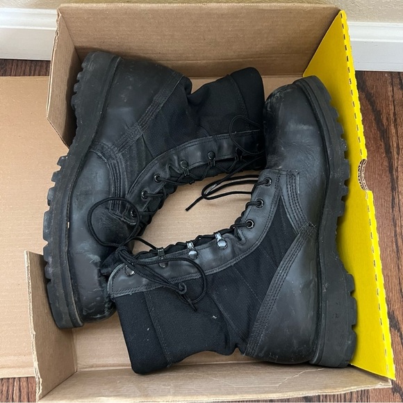 Belleville Steel Toe Hot Weather Combat Boots Men Sz 10.5 R Black 220 TRP ST, - Picture 15 of 16